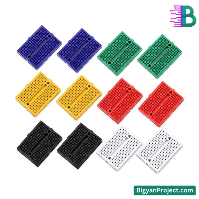 মিনি ব্রেডবোর্ড ১৭০ পয়েন্ট - সোল্ডারলেস প্রোটোটাইপিং বোর্ড কিনুন