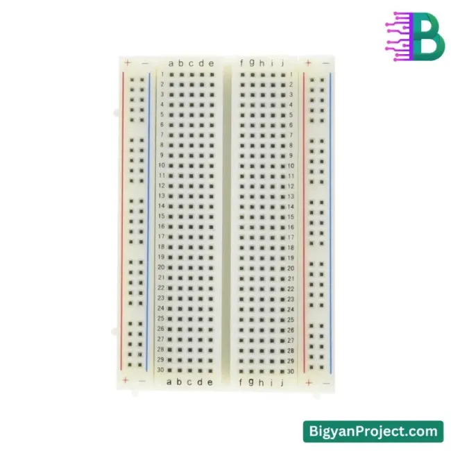 হাফ সাইজ মিডিয়াম ৪০০ পয়েন্টের সাদা ব্রেডবোর্ড
