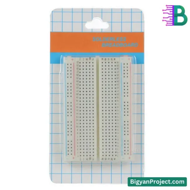 হাফ সাইজ মিডিয়াম ৪০০ পয়েন্টের সাদা ব্রেডবোর্ড