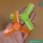 মিনি ডিসি ফ্যান প্রপেলার - ৩-ব্লেড ৪৫মিমি প্লাস্টিক ফ্যান কিনুন