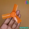 মিনি ডিসি ফ্যান প্রপেলার – ৩ ব্লেড, ৪৫মিমি
 রং-Orange