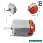 ১৩০ ডিসি মোটর ৩V-৬V - খেলনা ও DIY মোটর বাংলাদেশে কিনুন