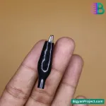 ১ জোড়া মিনি অ্যালিগেটর - ক্রোকোডাইল ক্লিপ (২৭মিমি) – নিকেল প্লেটেড