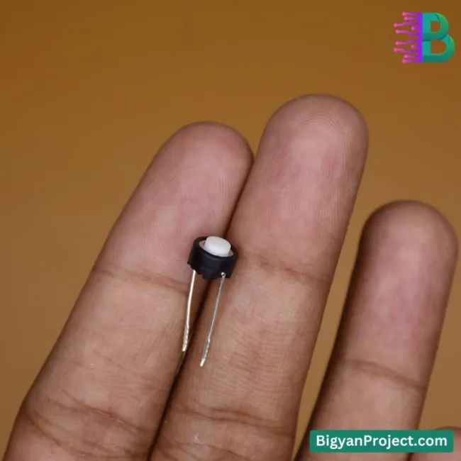 ২-পিন মোমেন্টারি পুশ বাটন ট্যাকটাইল সুইচ প্রোজেক্টের জন্য