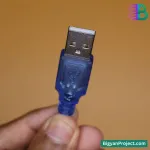 আরডুইনো ন্যানো ইউএসবি কেবল - মিনি-বি ৩০সেমি প্রজেক্টের জন্য