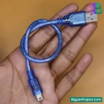 আরডুইনো ন্যানো ইউএসবি কেবল - মিনি-বি ৩০সেমি প্রজেক্টের জন্য