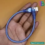 আরডুইনো ন্যানো ইউএসবি কেবল - মিনি-বি ৩০সেমি প্রজেক্টের জন্য