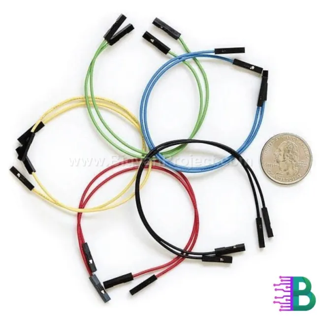 ব্রেডবোর্ডের জন্য ফিমেল-ফিমেল জাম্পার তার - ১ পিস