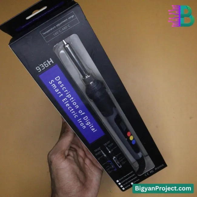 ৯৩৬H LCD অ্যাডজাস্টেবল সোল্ডারিং আয়রন 60W কিনুন