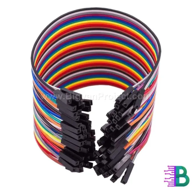 ব্রেডবোর্ডের জন্য ফিমেল-ফিমেল জাম্পার তার - ১ পিস