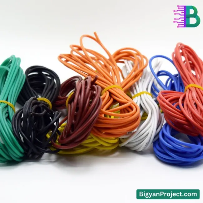চিকন ২২AWG কেবল - ইলেকট্রনিক্স ও বিজ্ঞান প্রজেক্টের জন্য ১.৬মিমি তার