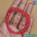 ১.৬মিমি চিকন ২২AWG কেবল - ১ মিটার ইলেকট্রনিক্স ও বিজ্ঞান প্রজেক্টের জন্য
 রং-Red