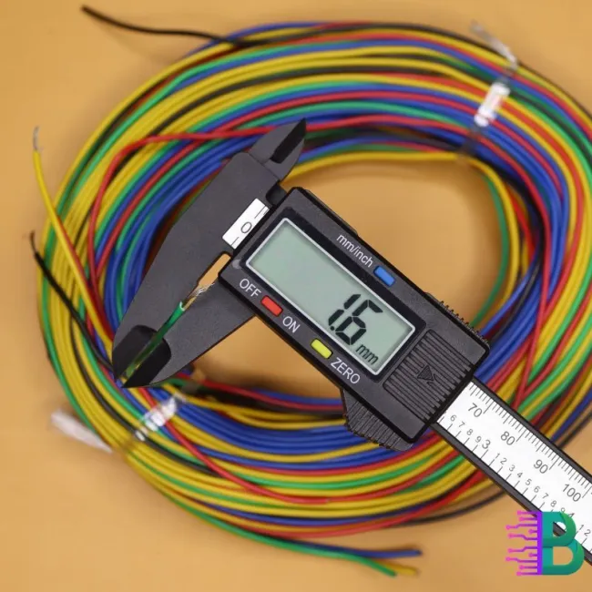 চিকন ২২AWG কেবল - ইলেকট্রনিক্স ও বিজ্ঞান প্রজেক্টের জন্য ১.৬মিমি তার
