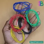 চিকন ২২AWG কেবল - ইলেকট্রনিক্স ও বিজ্ঞান প্রজেক্টের জন্য ১.৬মিমি তার