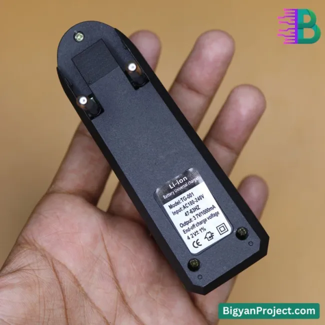 ব্যাটারি চার্জার ১৮৬৫০ ব্যাটারির জন্য ৩.৭ ভোল্ট লি-আয়ন ক্রয় করুন – সিঙ্গেল স্লট