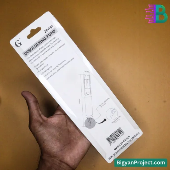 সোল্ডার সাকার - ক্রয় করুন শক্তিশালী ZG-101 ডিসোল্ডার পাম্প