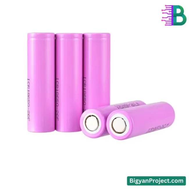 ১৮৬৫০ রিচার্জেবল লি-আয়ন ব্যাটারি ৩.৭V | বিজ্ঞান প্রজেক্ট