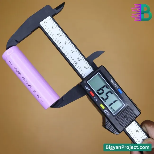 ১৮৬৫০ রিচার্জেবল লি-আয়ন ব্যাটারি ৩.৭V | বিজ্ঞান প্রজেক্ট