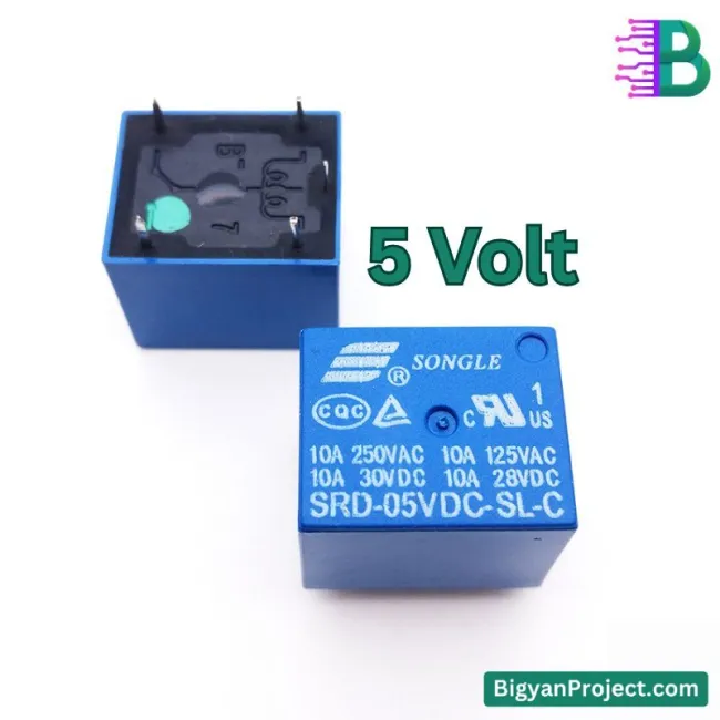 বাংলাদেশে ৫ ভোল্ট ১০ অ্যাম্পিয়ার ৫ পিন রিলে কিনুন