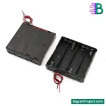 ৪ চেম্বার ১৮৬৫০ ব্যাটারি হোল্ডার – এবিএস প্লাস্টিক কেস