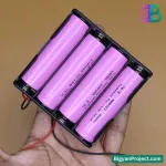 ৪ চেম্বার ১৮৬৫০ ব্যাটারি হোল্ডার – এবিএস প্লাস্টিক কেস