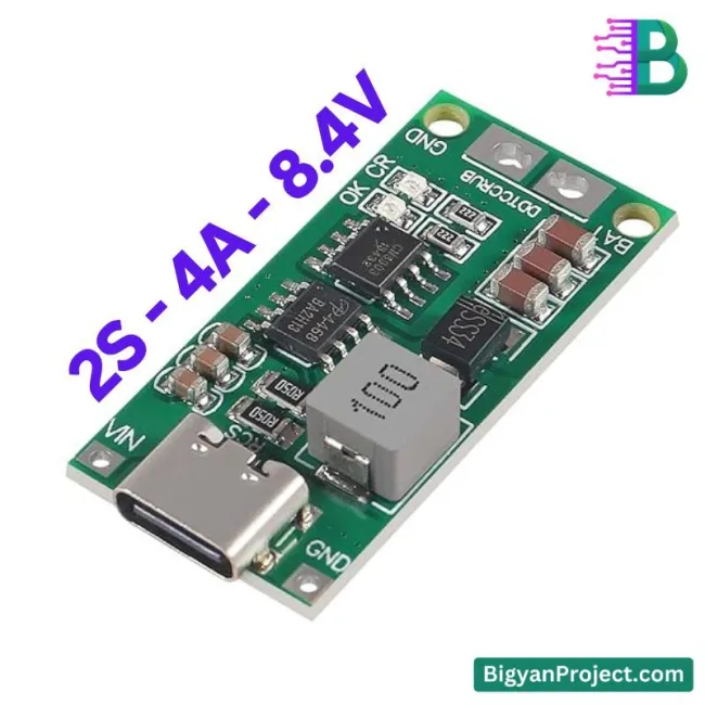 টাইপ-সি 2S 8.4V 4A লিথিয়াম চার্জার মডিউল কিনুন