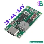 টাইপ-সি 2S 8.4V 4A লিথিয়াম চার্জার মডিউল কিনুন