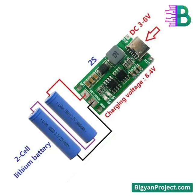টাইপ-সি 2S 8.4V 4A লিথিয়াম চার্জার মডিউল কিনুন