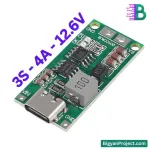 টাইপ-সি 3S 4A 12.6V লিথিয়াম ব্যাটারি চার্জার বোর্ড