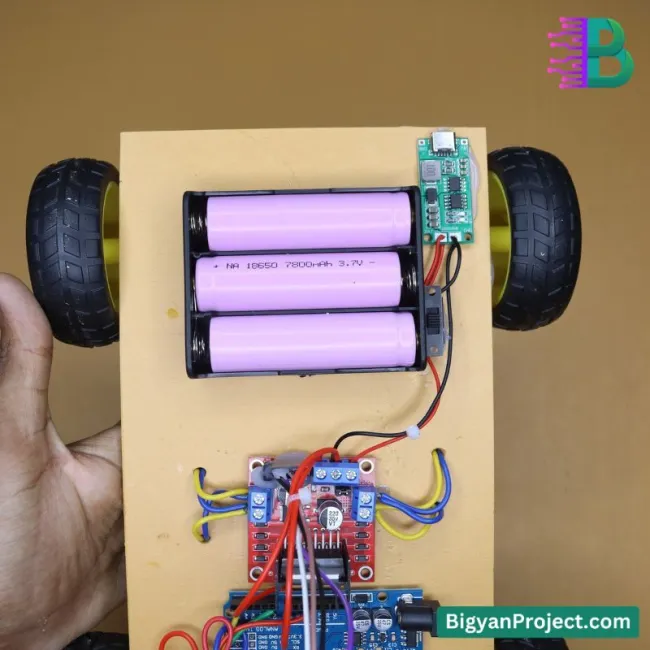 ব্লুটুথ কন্ট্রোলড রোবট কার ভয়েস কমান্ড ও অবজেক্ট ডিটেকশন সহ