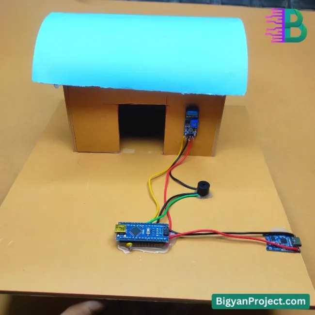 ভূমিকম্প ভাইব্রেশন শনাক্তকারী প্রজেক্ট আর্ডুইনো নানো সহ