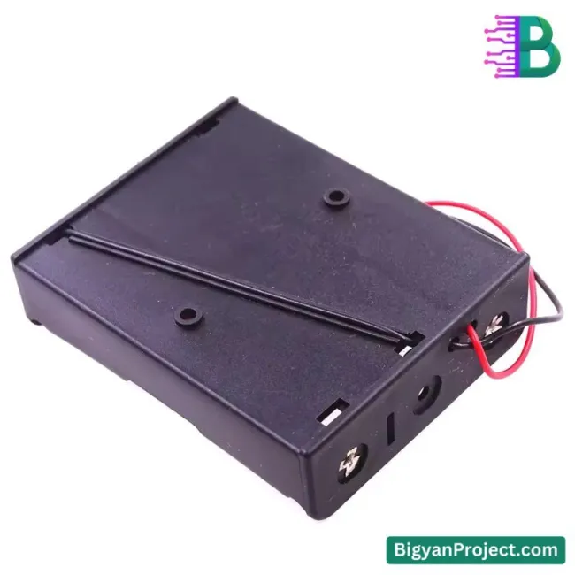18650 ব্যাটারি হোল্ডার/কেস ৩ চেম্বার - লিথিয়াম আয়ন