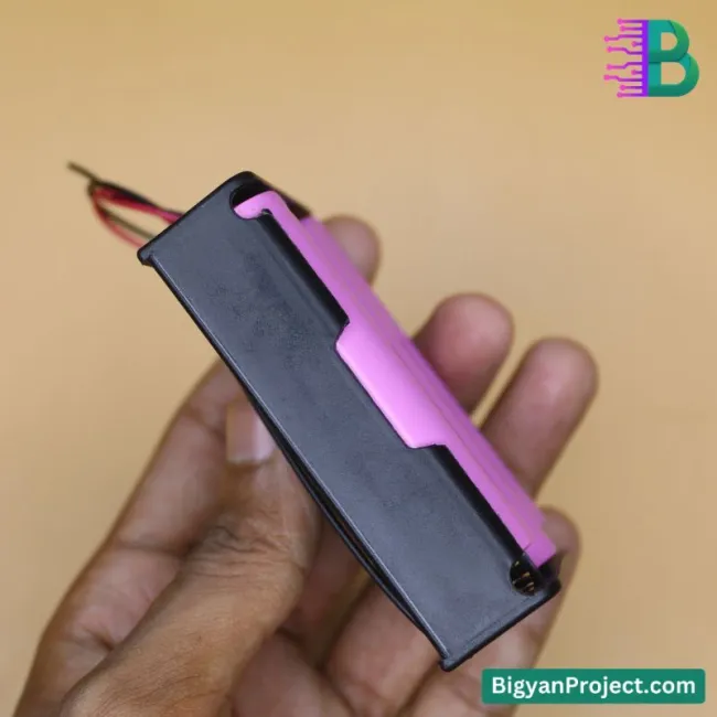 18650 ব্যাটারি হোল্ডার/কেস ৩ চেম্বার - লিথিয়াম আয়ন