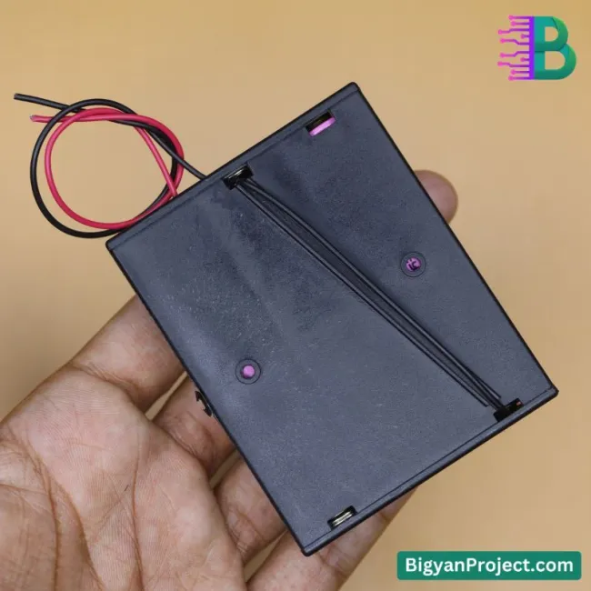 18650 ব্যাটারি হোল্ডার/কেস ৩ চেম্বার - লিথিয়াম আয়ন