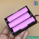 18650 ব্যাটারি হোল্ডার/কেস ৩ চেম্বার - লিথিয়াম আয়ন