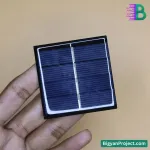 2V মিনি সোলার প্যানেল 200mA 55x55mm বিজ্ঞান প্রজেক্টের জন্য
