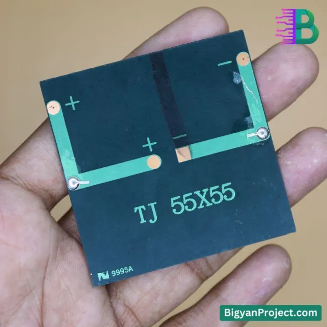2V মিনি সোলার প্যানেল 200mA 55x55mm বিজ্ঞান প্রজেক্টের জন্য