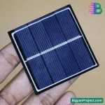 2V মিনি সোলার প্যানেল 200mA 55x55mm বিজ্ঞান প্রজেক্টের জন্য