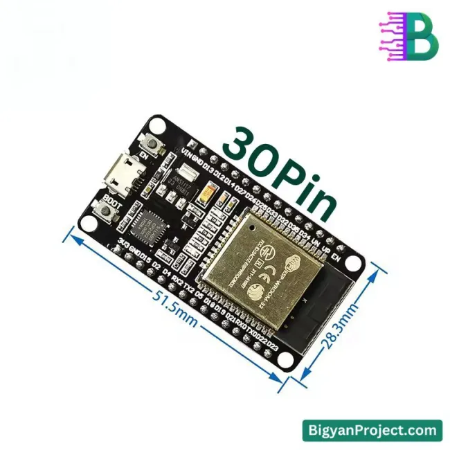 ESP32 ওয়াইফাই ব্লুটুথ বোর্ড CP2102 কিনুন অনলাইনে