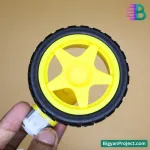 ১০০ RPM ৩-৬V ডুয়াল শাফট মোটর রোবোটিক্স ও DIY প্রজেক্টের জন্য