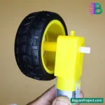 ১০০ RPM ৩-৬V ডুয়াল শাফট মোটর রোবোটিক্স ও DIY প্রজেক্টের জন্য