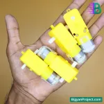 ১০০ RPM ৩-৬V ডুয়াল শাফট মোটর রোবোটিক্স ও DIY প্রজেক্টের জন্য