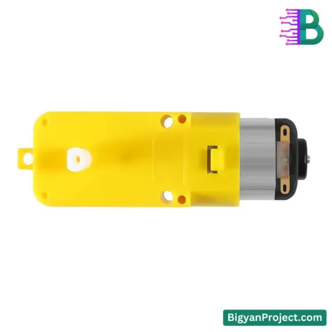 ১০০ RPM ৩-৬V ডুয়াল শাফট মোটর রোবোটিক্স ও DIY প্রজেক্টের জন্য