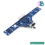 IR লাইন সেন্সর 5 অ্যারে লিমিট সুইচসহ রোবটের জন্য