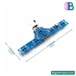 IR লাইন সেন্সর 5 অ্যারে লিমিট সুইচসহ রোবটের জন্য