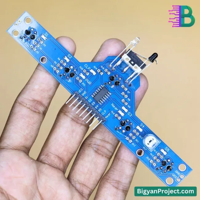 IR লাইন সেন্সর 5 অ্যারে লিমিট সুইচসহ রোবটের জন্য