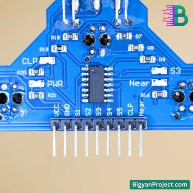 IR লাইন সেন্সর 5 অ্যারে লিমিট সুইচসহ রোবটের জন্য