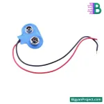 9V ব্যাটারি ক্যাপ টি-টাইপ কানেক্টর ও ১৫ সেমি তার