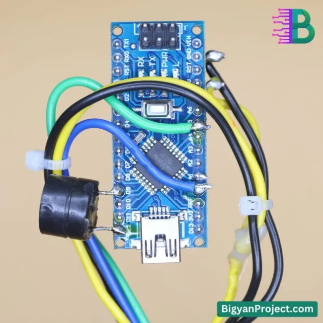 আল্ট্রাসনিক সেন্সর দিয়ে অবজেক্ট ডিটেকশন অ্যালার্ম প্রজেক্ট