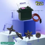 MG996R সার্ভো মোটর ১৮০ কিনুন রোবট ও RC গাড়ির জন্য